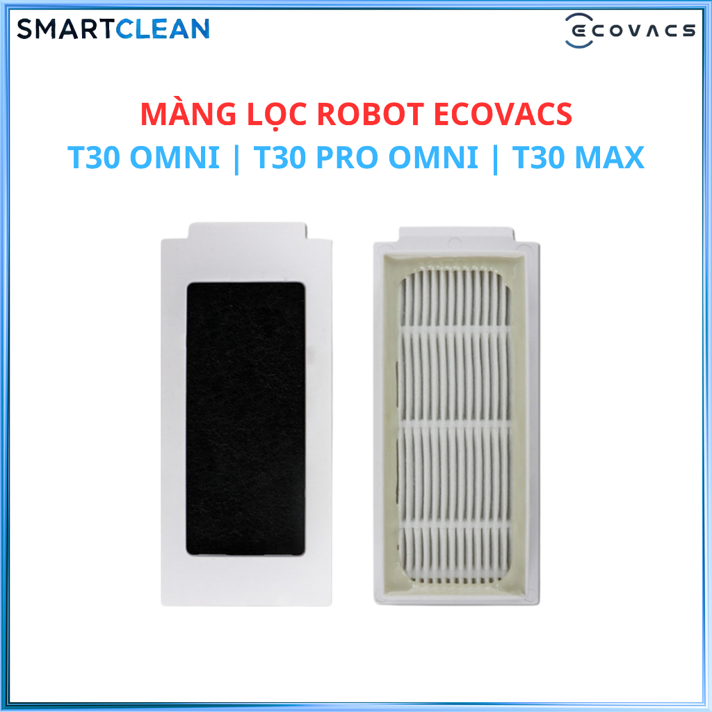 Màng lọc cho robot hút bụi Ecovacs T30 Omni | T30 Pro Omni | T30 Max _ Màng lọc thay thế