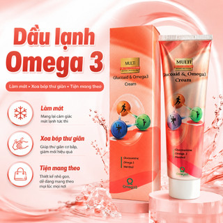 Dầu lạnh Glucoaid & Omega3 Hàn Quốc tuýp 165ml - giảm đau nhanh, thư giãn cơ thể