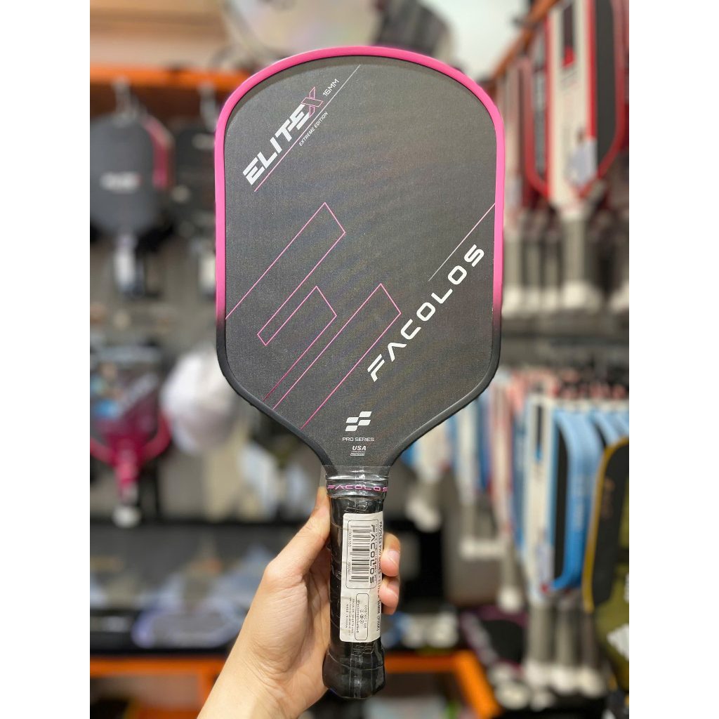 [FACOLOS] VỢT PICKLEBALL FACOLOS ELITE X CHÍNH HÃNG ( tặng kèm quấn cán và dán viền )