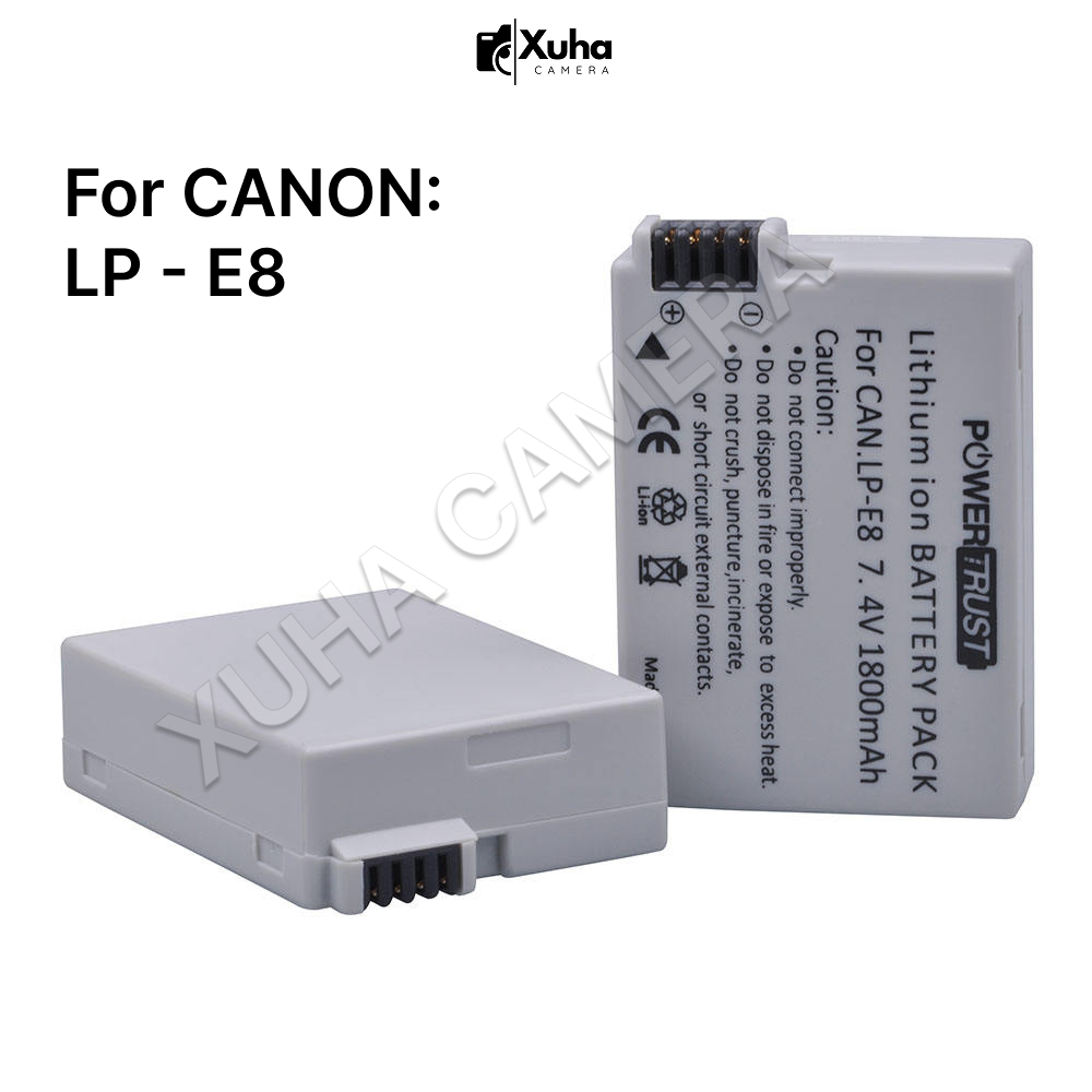 Pin LP-E8 Cho Canon 550D 600D 650D 700D – Pin Máy Ảnh Dung Lượng Cao