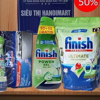 Gel rửa bát Finish hữu cơ 900ml, xà phòng nước rửa bát finish gel eco 900ml dùng cho máy rửa bát chén