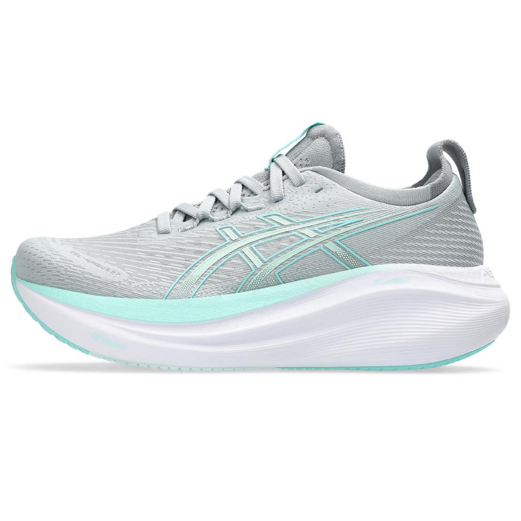 Giày Chạy Bộ Nữ ASICS GEL-NIMBUS 27 Piedmont Grey/Illuminate Mint 1012B753.020