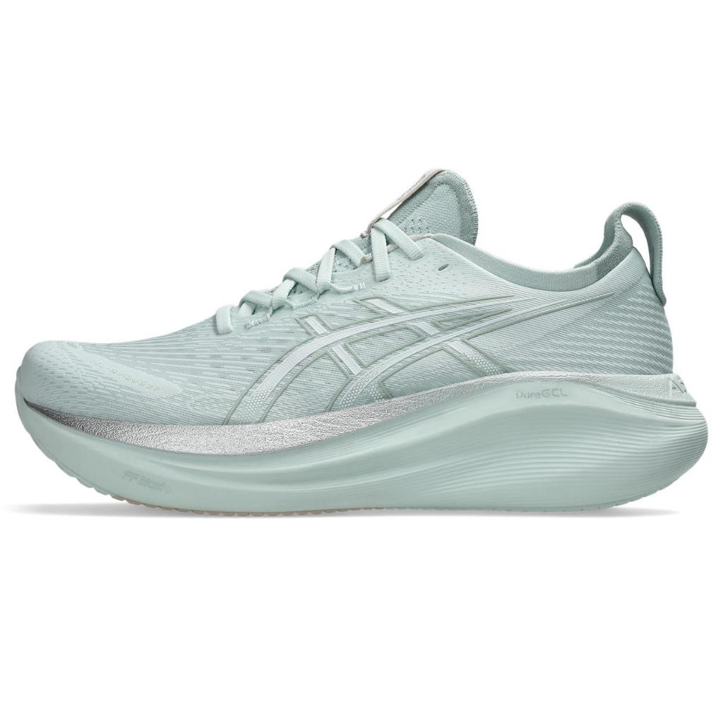 Giày Chạy Bộ Nam ASICS GEL-NIMBUS 27 Pure Aqua/White 1011B958.300