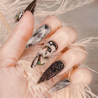 Móng Nối Nhọn Dài | Tip Móng Nhọn Stiletto | Móng Giả Nail Nhiều Size Chuyên Nghiệp