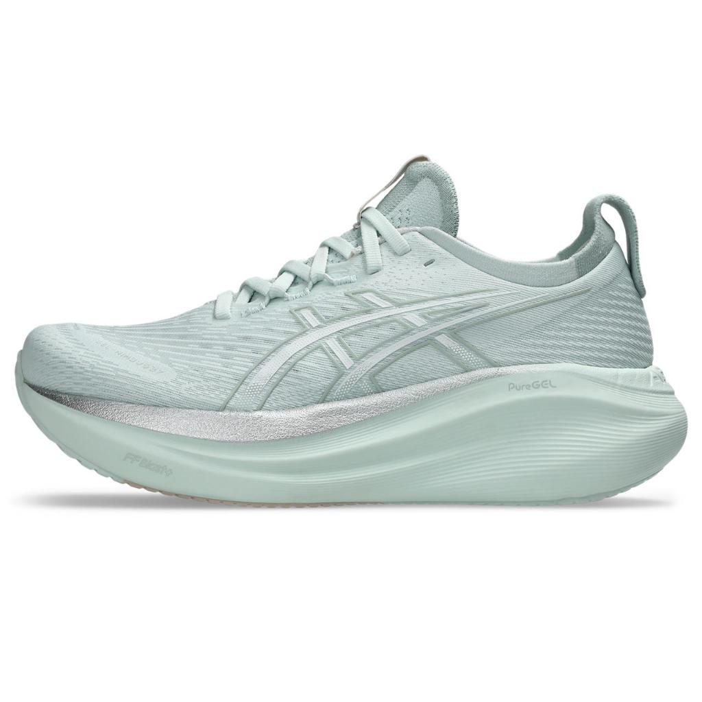Giày Chạy Bộ Nữ ASICS GEL-NIMBUS 27 Pure Aqua/White 1012B753.300