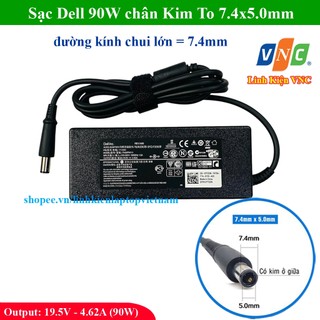 Sạc laptop dell 19.5v 4.62a chân kim to 7.4x5.0m - dell inspiron m5040 n4050 n4110