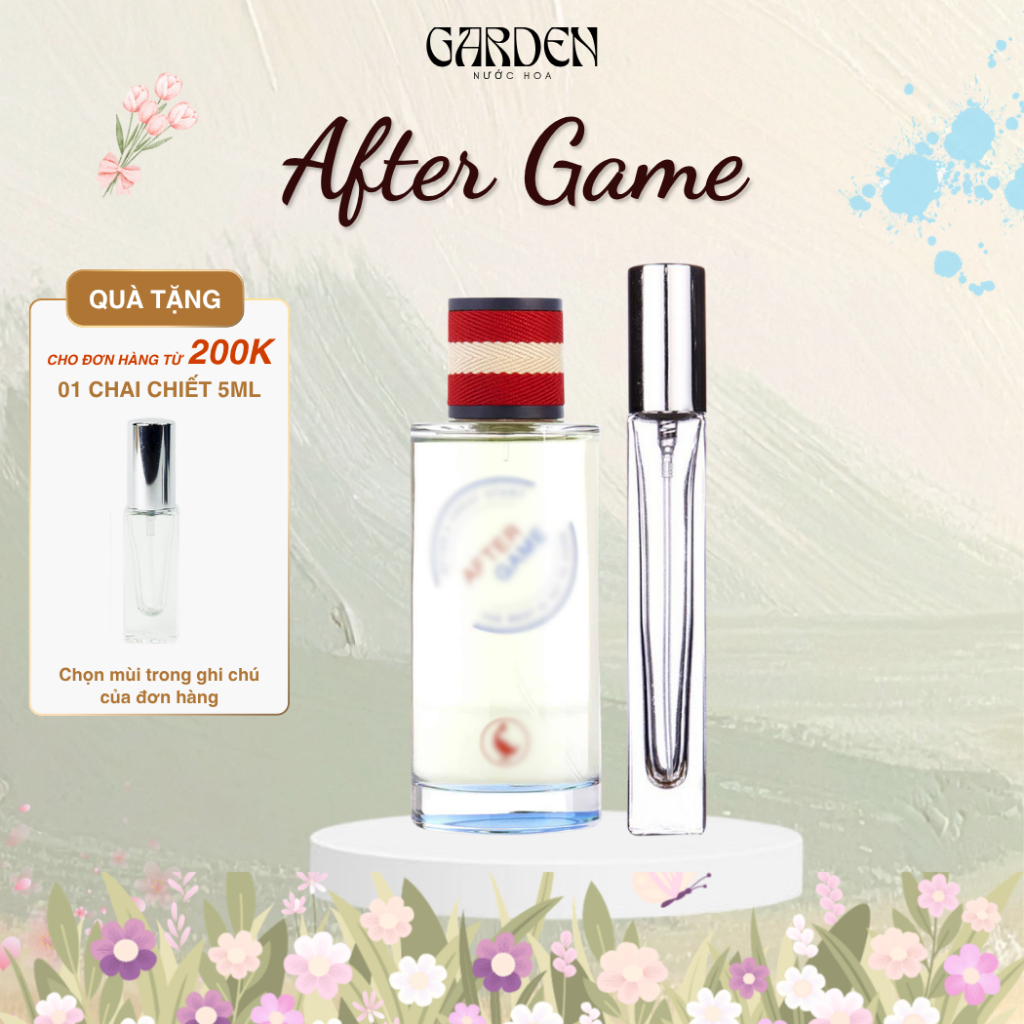 Nước Hoa Nam After Game EDP GARDEN SCENT, Nước Hoa Thơm Lâu Tinh Tế Thanh Lịch 10ml