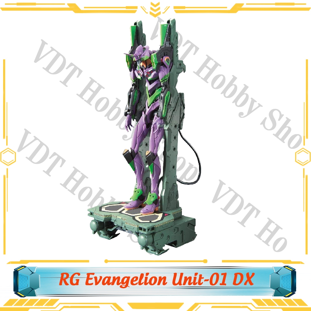 [ Có sẵn ] Mô hình lắp ráp RG EVA 01 Evangelion Unit-01 DX ( tặng kèm decal nước )