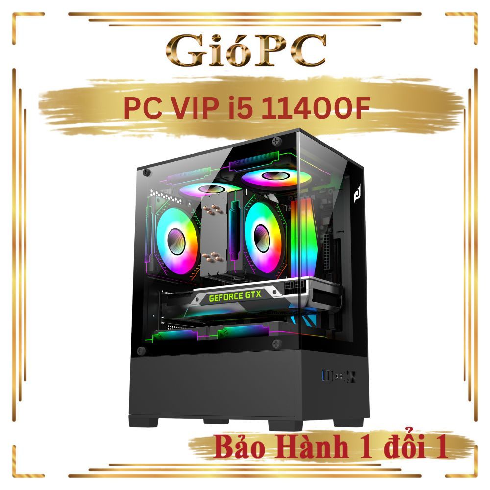 Bộ PC Gaming Chiến Game Tầm Trung i5 11400F,Ram 16GB,Main B560 Chơi game Rẻ