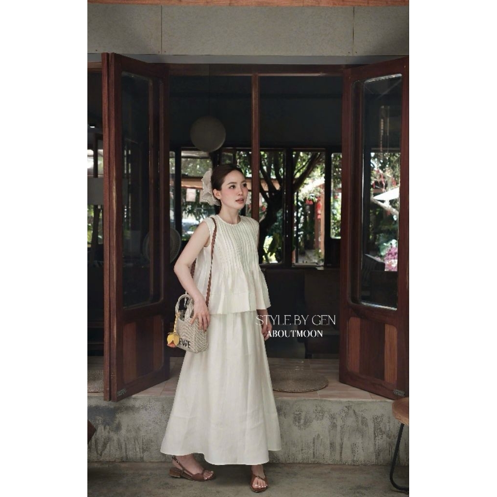𝐀𝐁𝐎𝐔𝐓 𝐌𝐎𝐎𝐍 Set tơ vân gỗ xếp ly