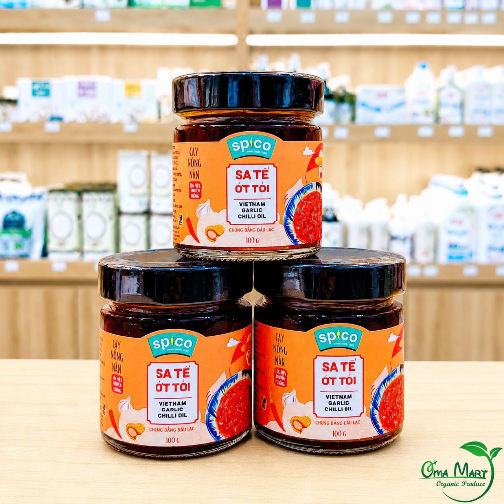 Sa Tế Ớt Tỏi Spico 130g (chấm, kho, chiên, xào, nấu canh...)