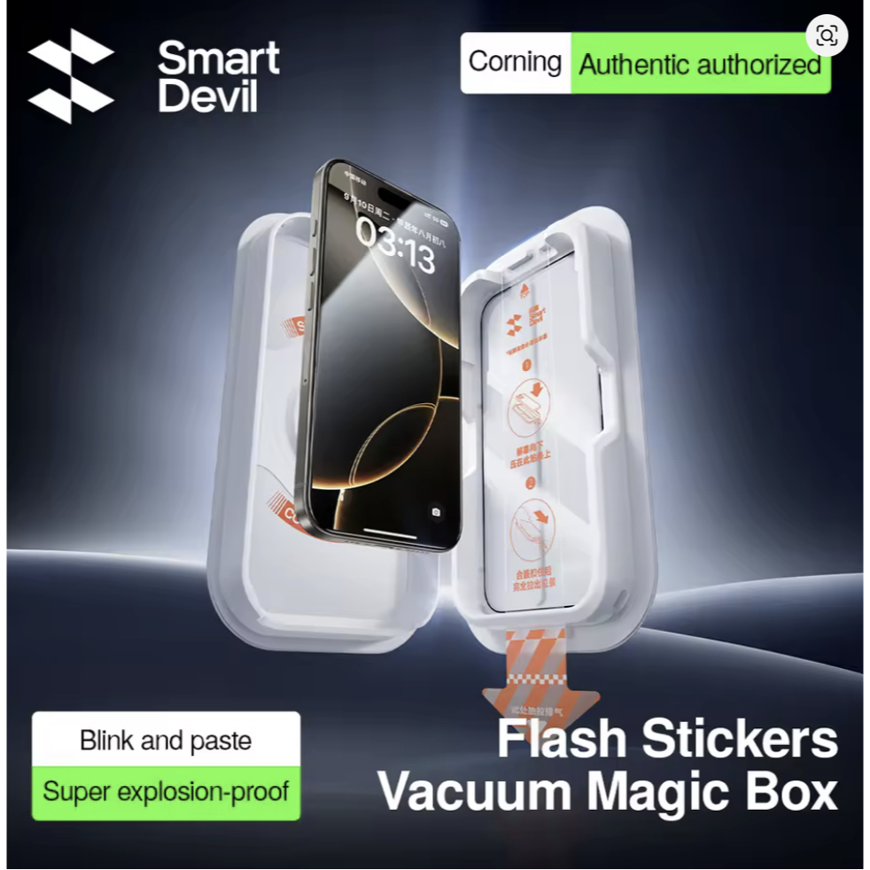 Kính cường lực Smart Devil cho Iphone 17 chống phản chiếu Ar Corning ultra
