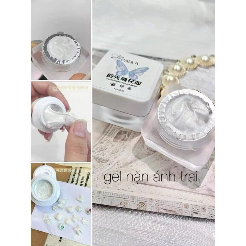 Gel nặn hoa nơ thú nổi Ánh Trai Huaxi gel nặn hoa ánn trai trắng