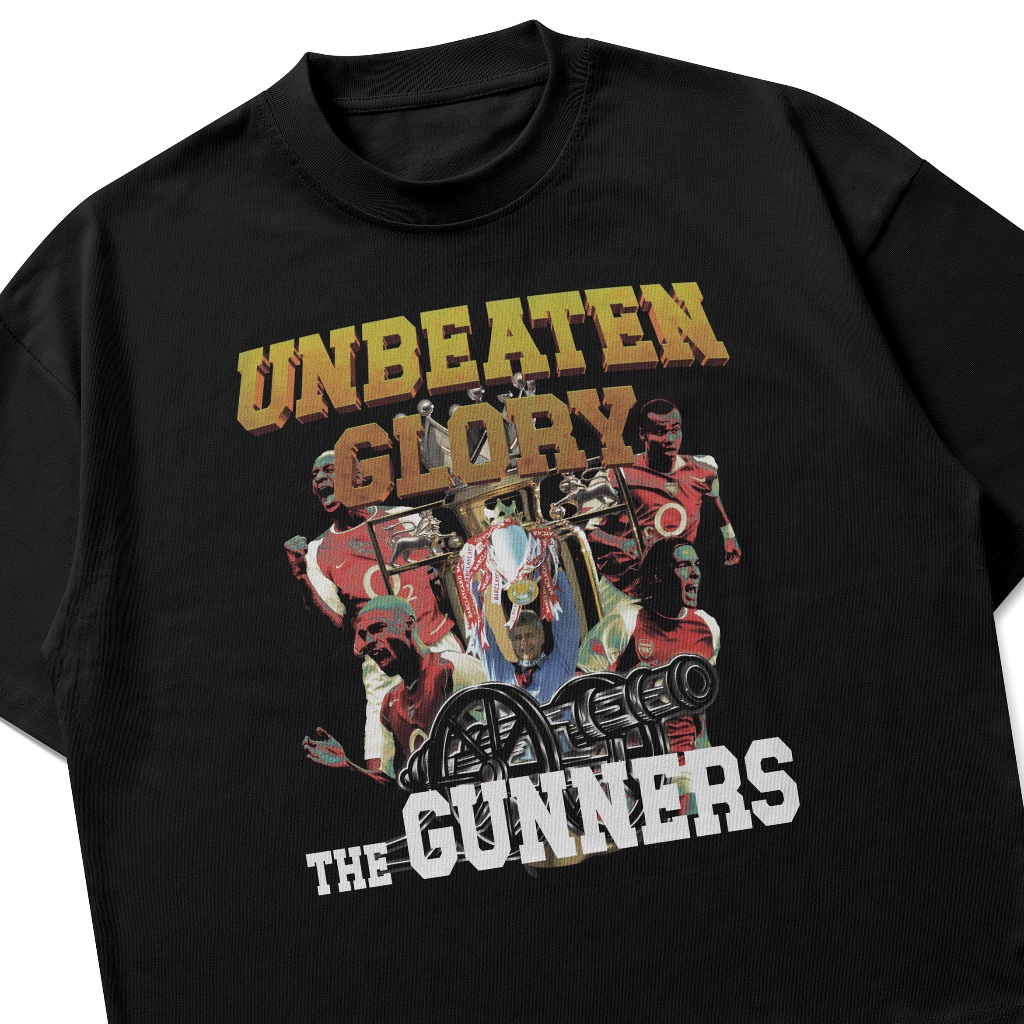 [442 STUDIO] - Áo thun Boxy đội bóng ARSENAL 2004 form Boxy fit - Premium cotton 250 GSM BY 442 STUD