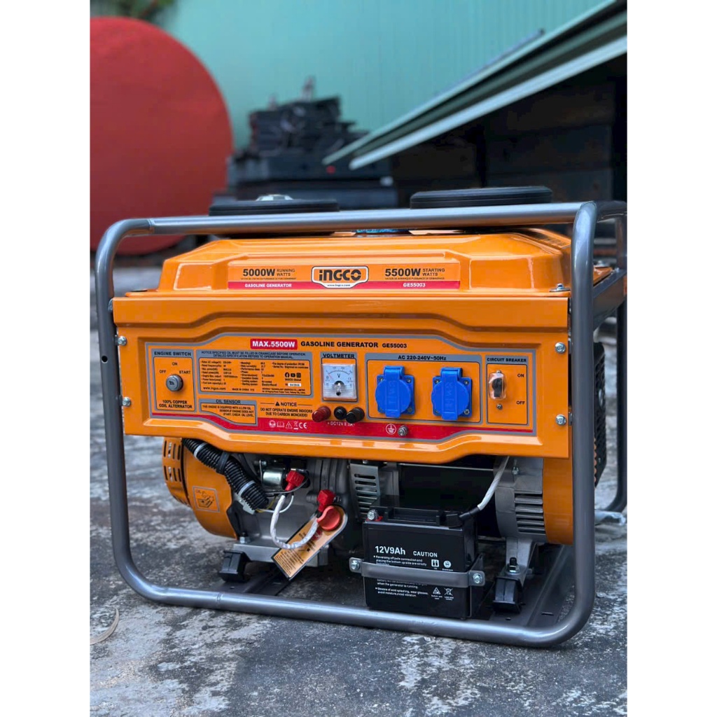 Máy phát điện dùng xăng ingco 4 thì ge30005 2.8kw ,ge55003 5.5kw