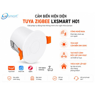 Cảm biên siêu vi, hiện diện Tuya Zigbee không bị tắt đèn khi đứng yên model 2025