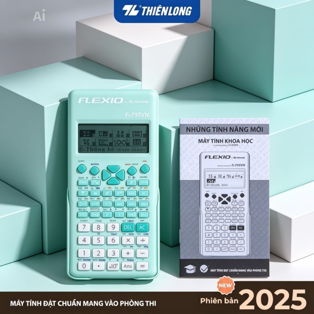 Máy tính học sinh lớp 6 đến 9 Flexio Fx799VN Thiên Long mới 2025