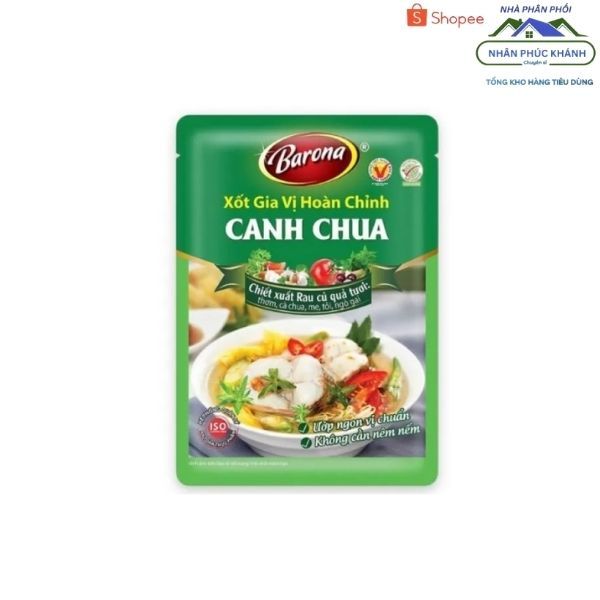[1 Gói] Xốt Barona - Canh chua 80gr