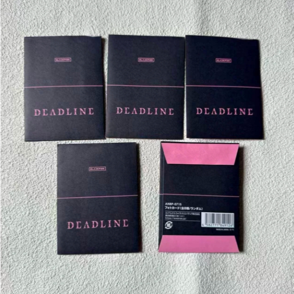 ✨ Gói Thẻ Random BLACKPINK DEADLINE Japan Limited Jennie Style Photocard Kpop BLINK Gift