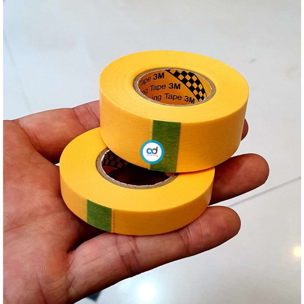 Băng keo giấy 1 mặt 3M 243J Plus masking tape che sơn cao cấp (hoặc dán tape mod bàn phím)