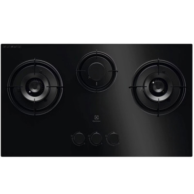 [CHÍNH HÃNG] Bếp ga âm 3 vùng nấu Electrolux EHG7303BF - Ngang 80cm - Màu Đen