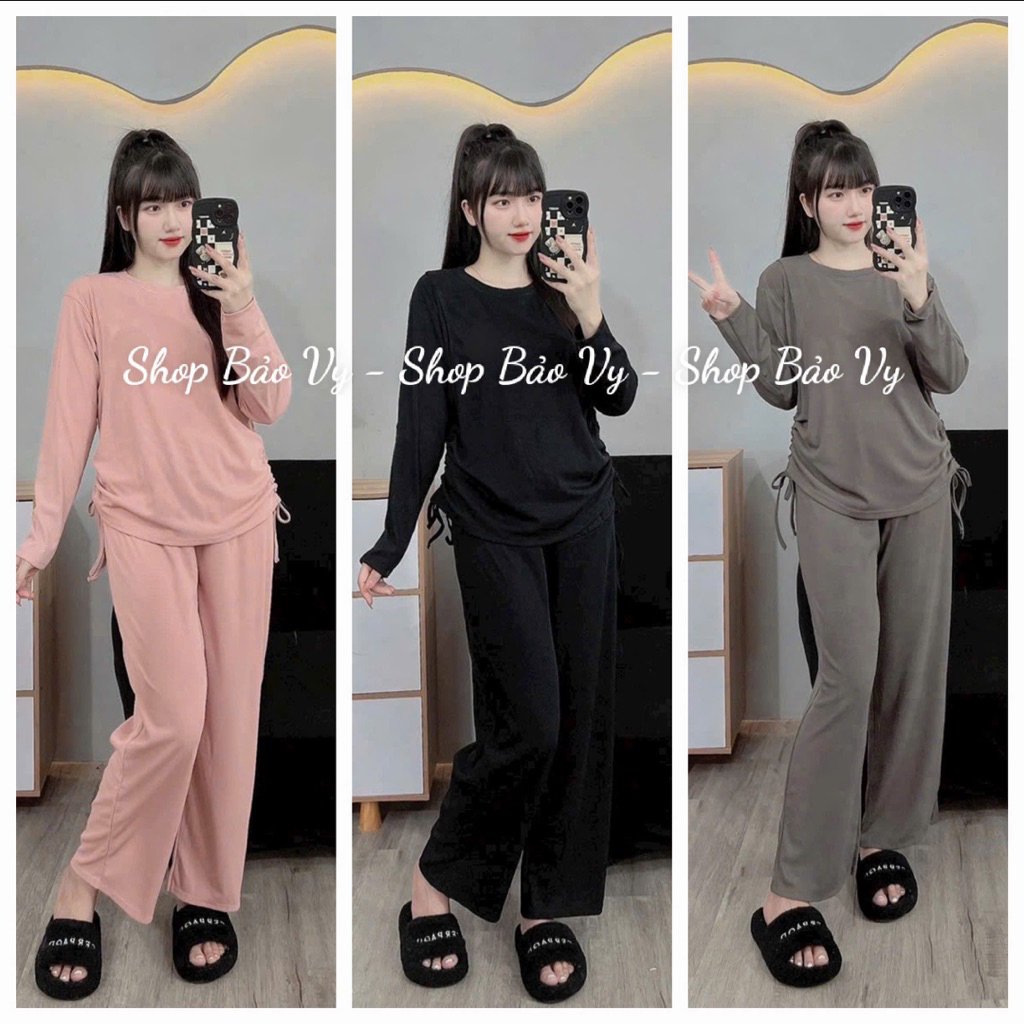 [50-70kg]Bộ bầu thun tăm nhuyễn- DB124