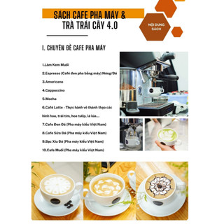 Bộ Công Thức Cafe Pha Máy + Đồ Uống Văn Phòng