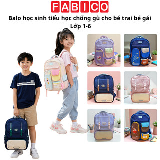 Balo học sinh tiểu học chống gù Sun Eight / Binbes - Ba Lô nhiều ngăn chống nước bé trai bé gái lớp 1-6 nhiều mẫu