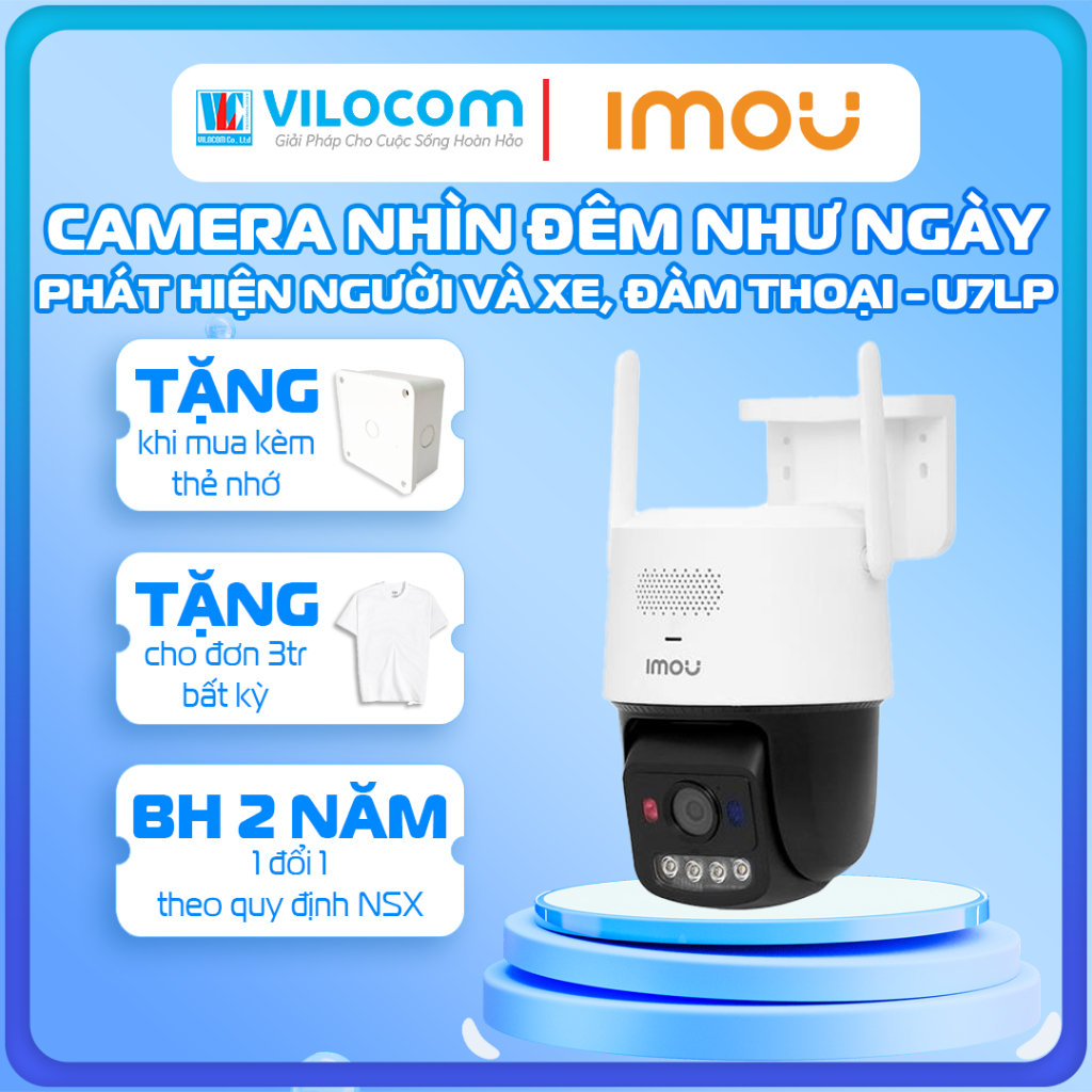 Camera Wifi Imou Titan Pro 6M, Màu Đêm Aurora, Ngoài Trời Hỗ Trợ POE, Xoay Đàm Thoại 2 Chiều, Màu Đê