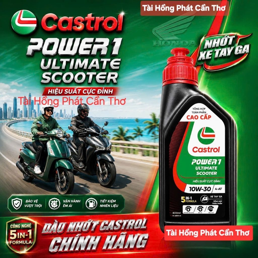 Dầu Nhớt Castrol Power1 Ultimate XE TAY GA 10w30 CHÍNH HÃNG