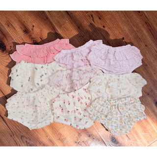 Quần váy bí vải xô muslin cho bé