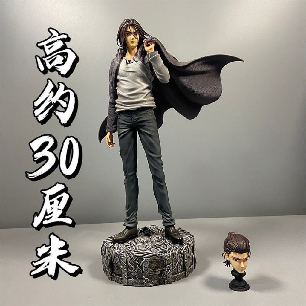 [Có Đầu Thay Thế] Mô Hình Eren Yeager Cao 30cm - Attack On Titan - Bản Lực Lượng Hai Đầu Sắc Nét Ful