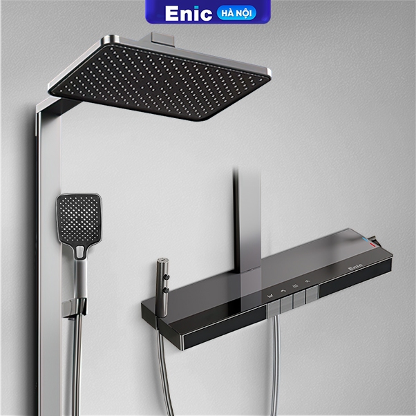 Bộ sen tắm thông minh Enic TD52, TD40, TD07, tay sen đa chế độ vòi ẩn thiết kế hiện đại cao cấp