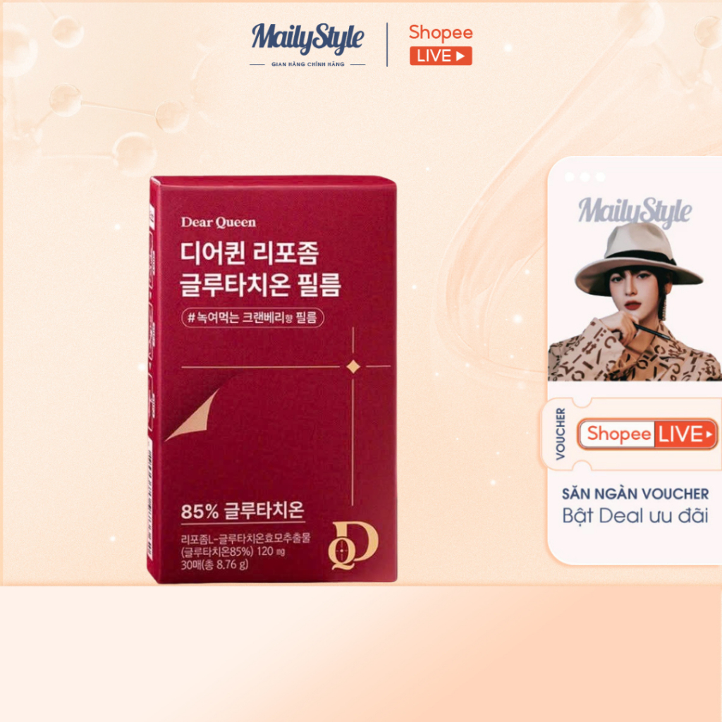 dear queen glutathione Glutathione liposome - Giá Tốt, Sale Tháng 06, Ship 0 Đồng