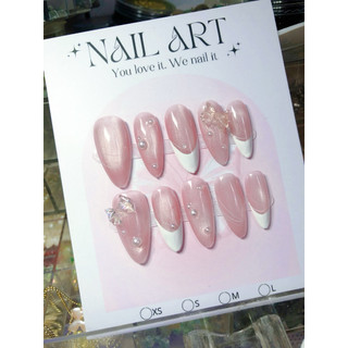 Nailbox thiết kế hồng mắt mèo M390 ngọt ngào tôn da