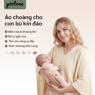 áo choàng cho bé bú yootree Khăn choàng che cho bé bú khăn che cho bé Mềm mại và thoáng khí