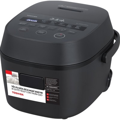 Nồi cơm điện tử Toshiba RC-10DR5UVN(H) 1L 680W - Hàng chính hãng bảo hành 12 tháng