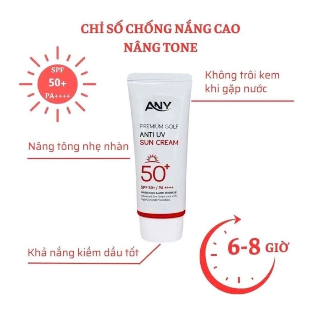 SÀI GÒN - Kem Chống Nắng ANY Premium Golf Anti UV Sun Cream Tone Up 60ml, SPF 50+