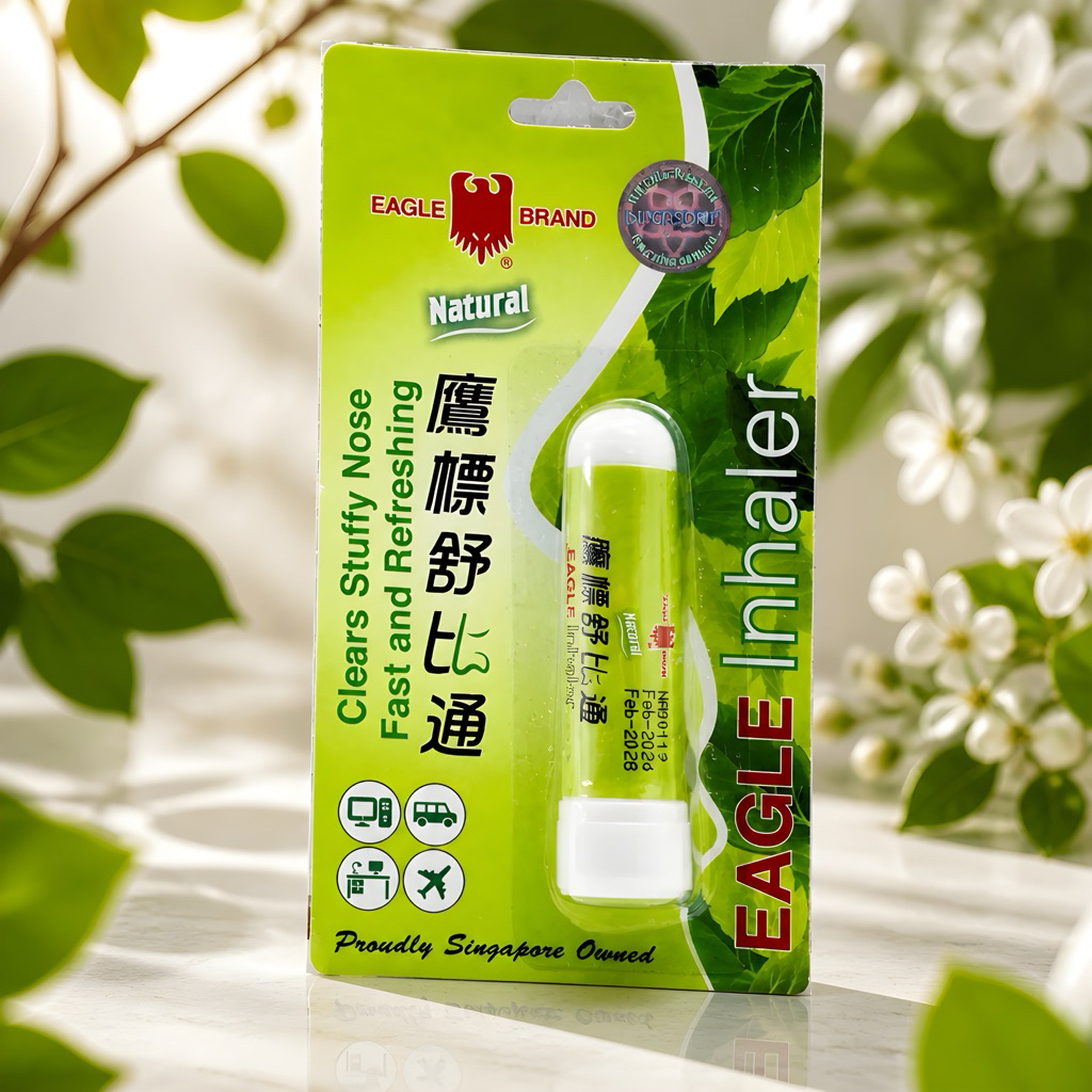 [EAGLE BRAND 🦅] Ống Hít Mũi EAGLE InHaLer Thông Mũi Dễ Chịu👃