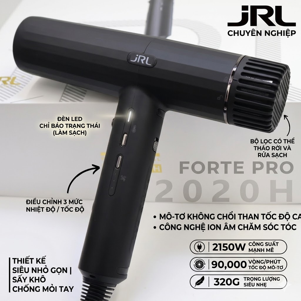 Máy Sấy Tóc JRL Hair Dryer Forte Pro