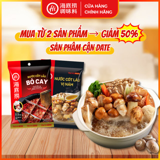 [mua 2 giảm 50%] 1 Gói Nước Cốt Lẩu Haidilao Chuẩn Vị Trung Hoa, Đậm Vĩ, Thơm Ngon