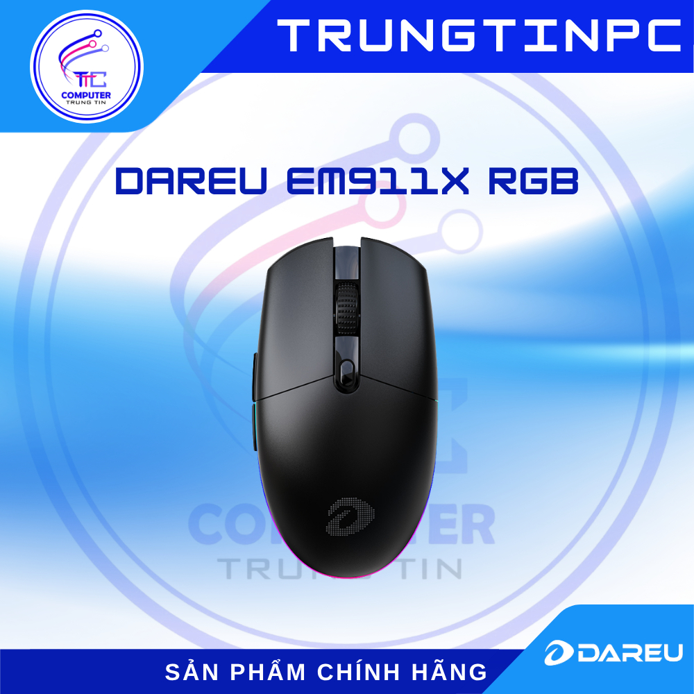 Chuột gaming không dây Dareu EM911X RGB - Chính hãng, BH 36T