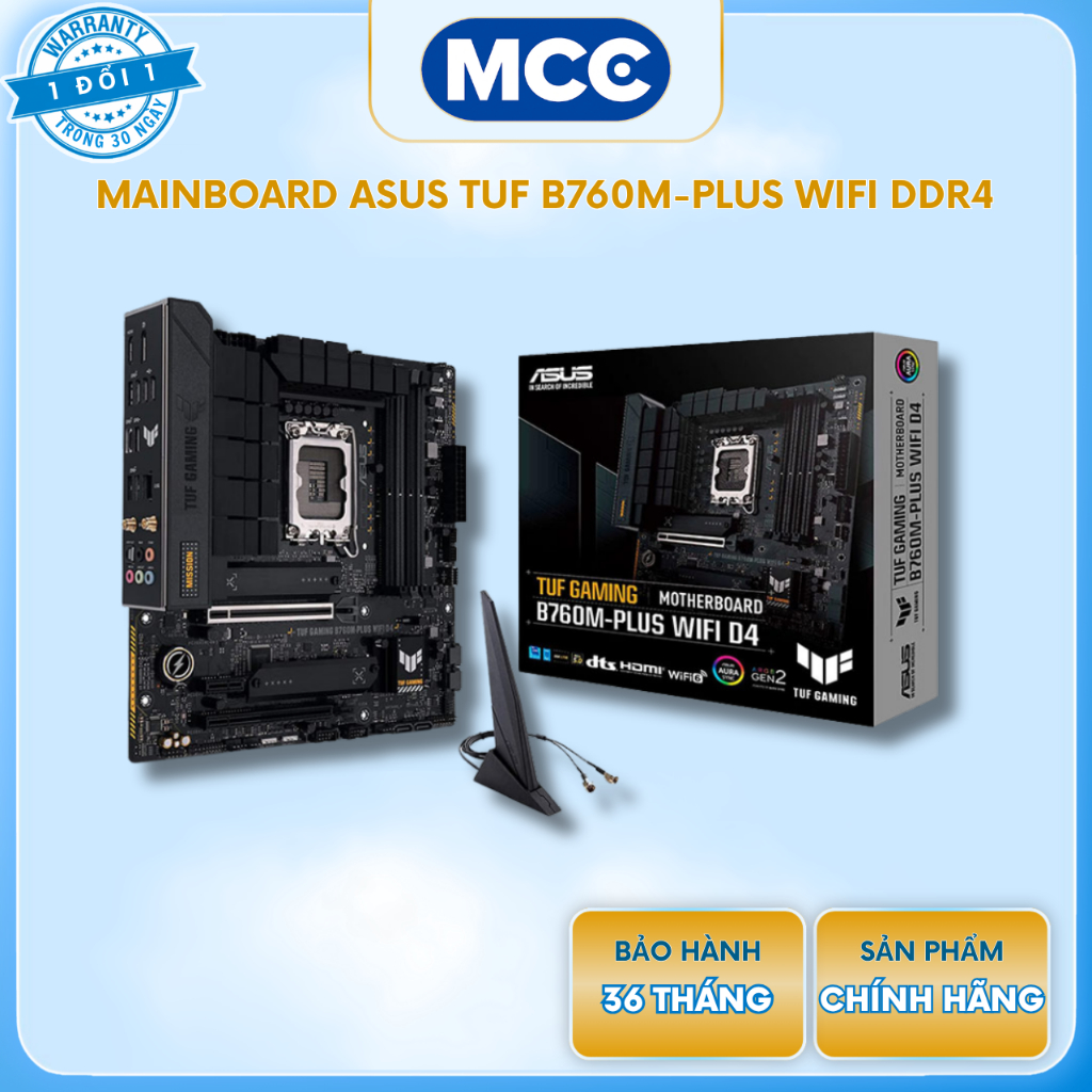 Mainboard Asus TUF GAMING B760M-PLUS WIFI DDR4