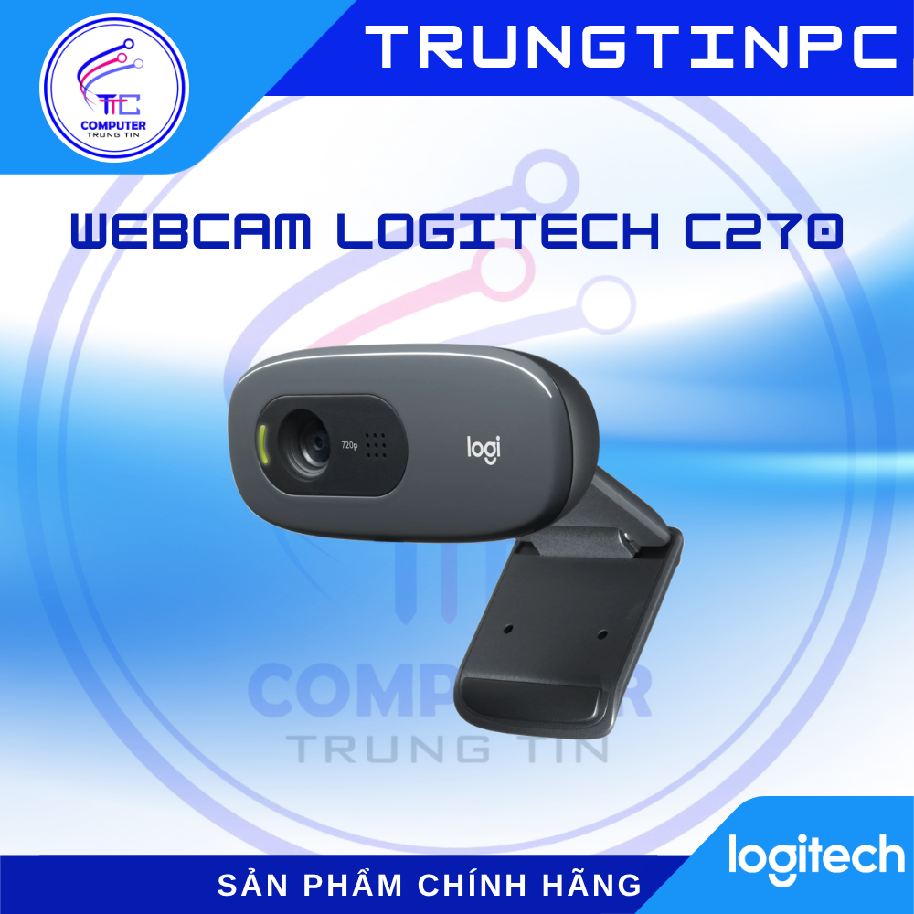 Webcam Logitech C270 HD - Có mic