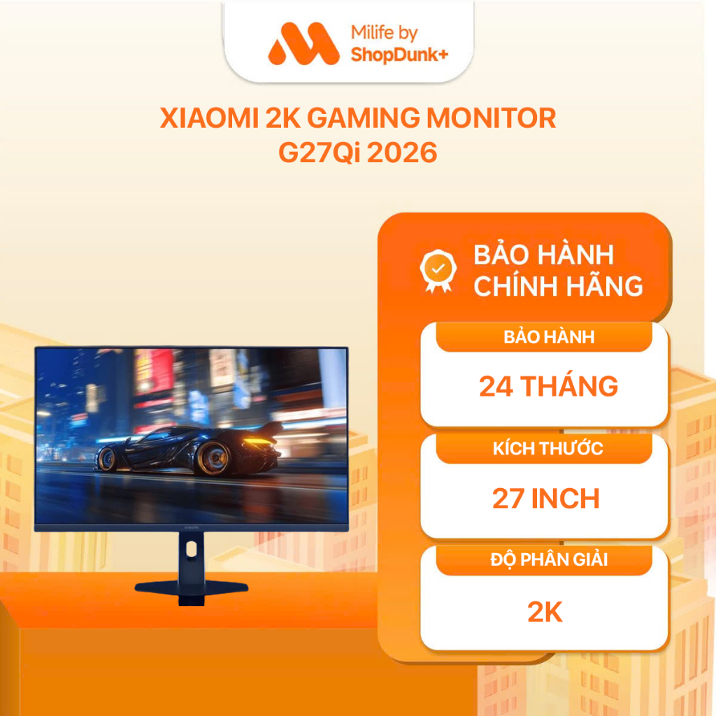 Màn Hình Xiaomi 2K Gaming Monitor G27Qi 2026 Chính Hãng Bảo Hành 24 Tháng