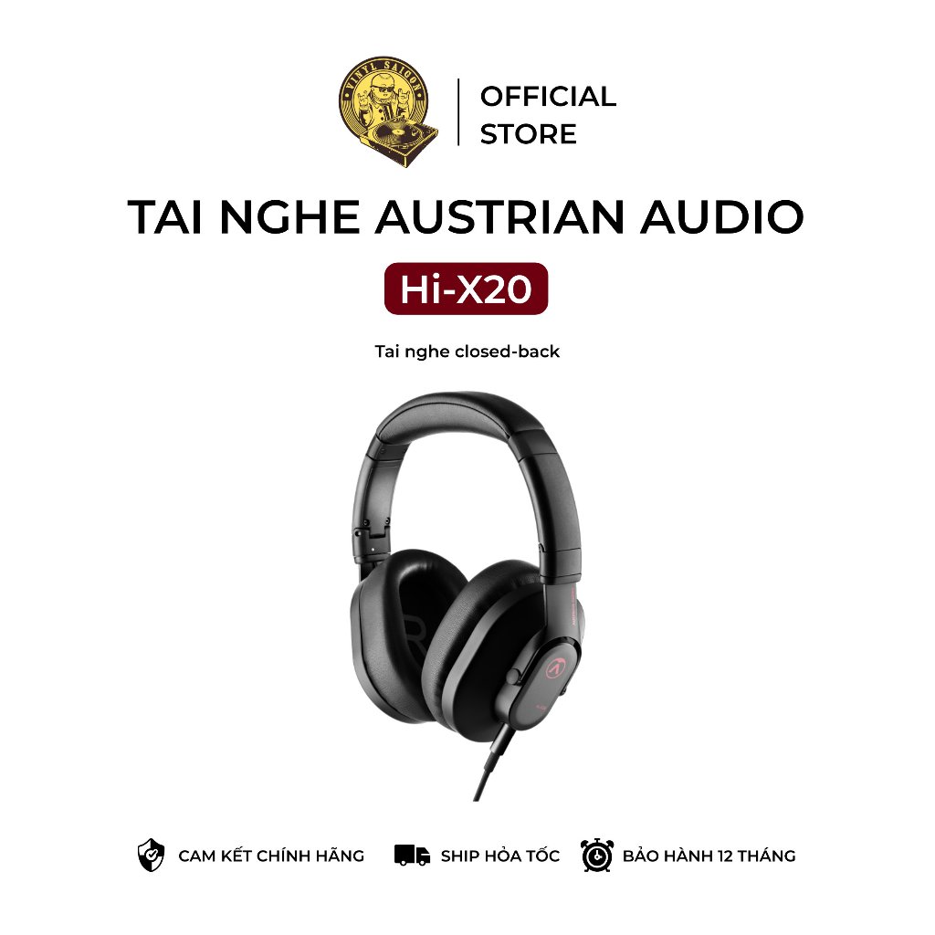 Tai nghe chụp tai có dây Austrian Hi-X20 - Bảo hành 12 tháng
