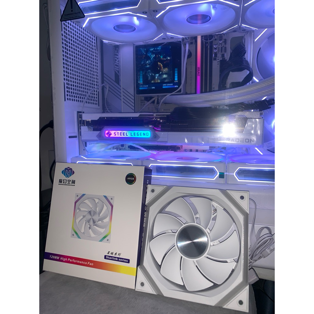 Quạt Tản Nhiệt Starlink V9 Pro - ARGB LEG ( fan ngược )