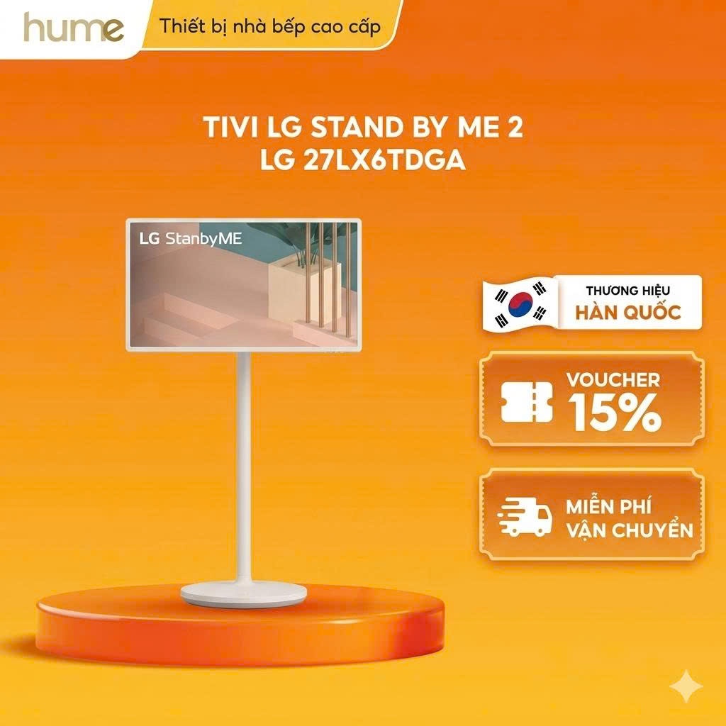 LG STAND BY ME 2 27LX6TDGA – TIVI CẢM ỨNG DI ĐỘNG THÔNG MINH, GIẢI TRÍ MỌI KHÔNG GIAN
