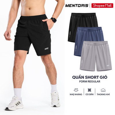COMBO 3 Quần Short Nam MENTORIS Vải Gió, Form Regulat Fit, Phong Cách Lifestyle, Thoải Mái CB3.MASR25S001