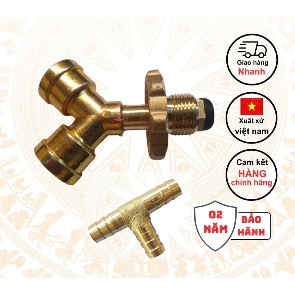 Y chia, T chia van bếp ga ( 1 bình ga sử dụng 2 bếp ga )